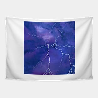 Purple Lightning Tapestry