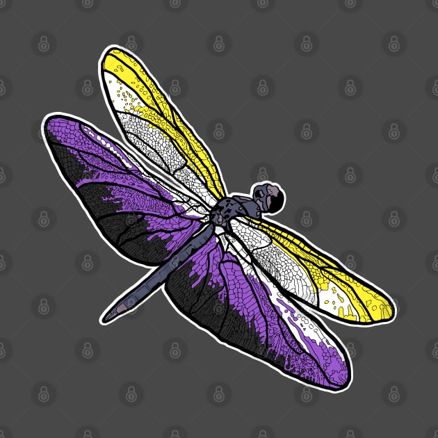 Non-binary Dragonfly by theartfulscientist