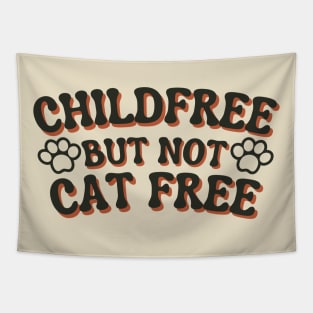 Childfree but not cat free Tapestry