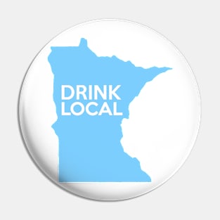 Minnesota Drink Local MN Blue Pin