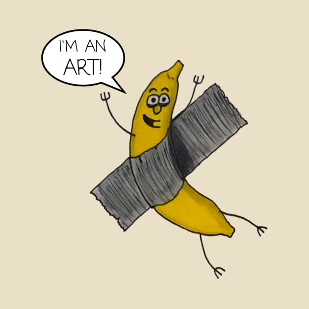 Duct-Taped Banana by penguinsam