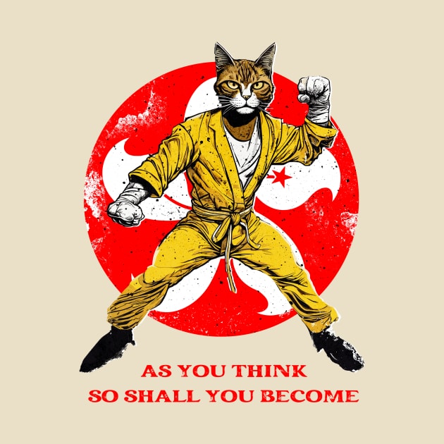 Kung Fu Cat by Kingrocker Clothing