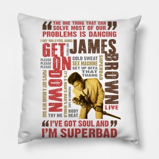 James Brown - The Godfather of Soul Pillow