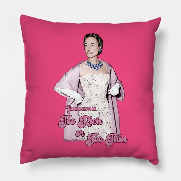 Duchess of Windsor Pillow by Camp.o.rama