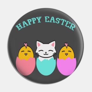 Easter cats Easter bunny Easter egg kitten gift Pin