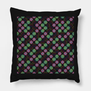 Colourful abstract Mandala Pattern Pillow