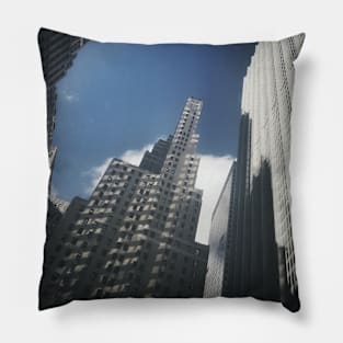 Skyscrapers, Manhattan, New York City Pillow