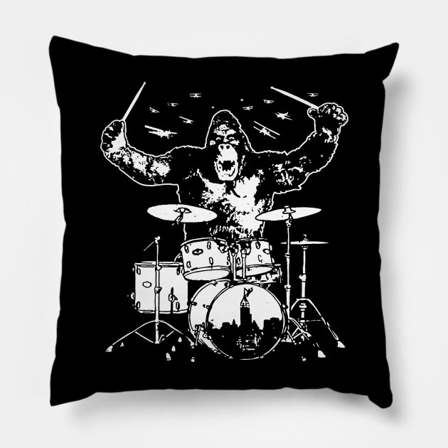 king on the drum Pillow by light nightmare