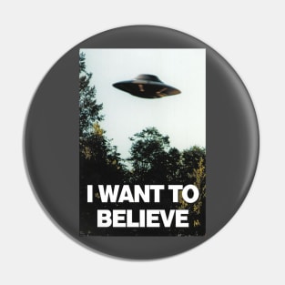 I Want To Believe Pin