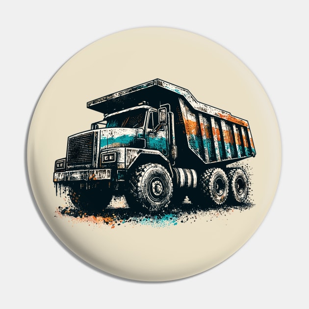 Dump truck Pin by Vehicles-Art