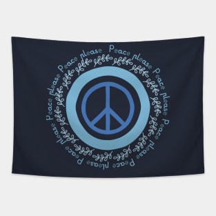 Peace Mandala Tapestry