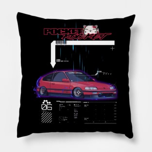 JDM CRX Pocket Rocket T-Shirt Mug Coffee Mug Apparel Hoodie Sticker Gift Pillow