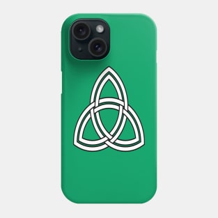 Double Threaded Triquetra Knot Pattern Phone Case