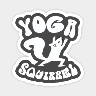 Yoga squirrel - funny squirrel design Magnet