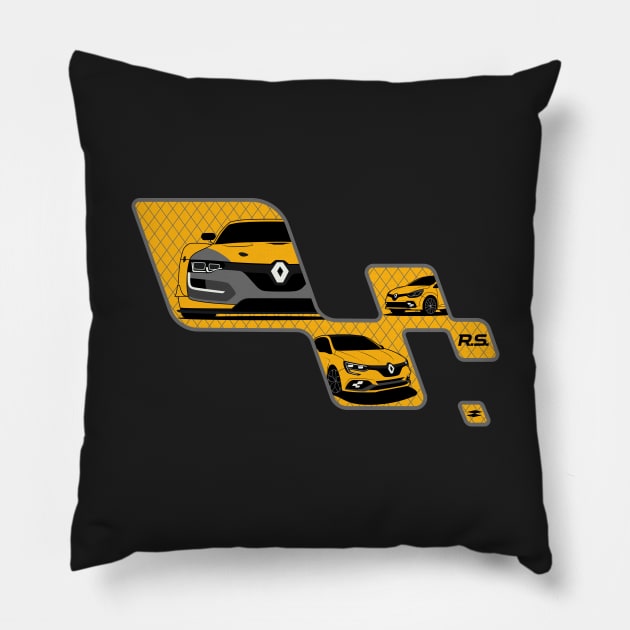 RenaultSport Pillow by AutomotiveArt