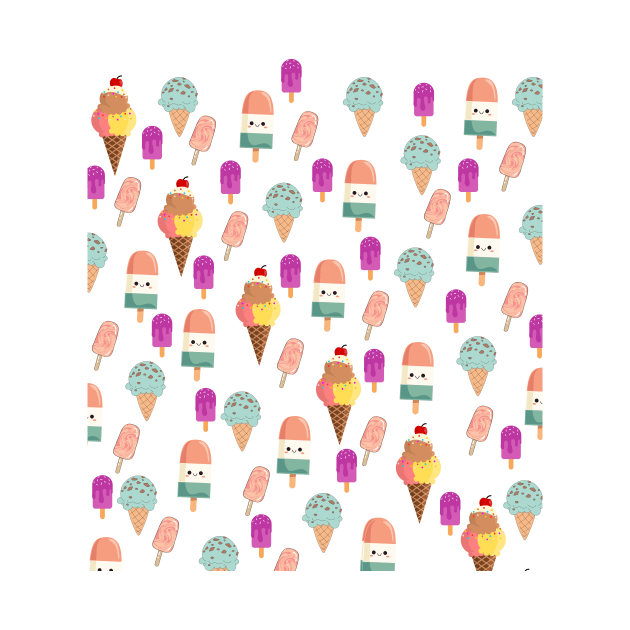 Many Ice Cream On The Day by Lya Qays