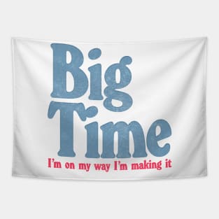 Big Time / Peter Gabriel 80s Aesthetic Fan Art Design Tapestry