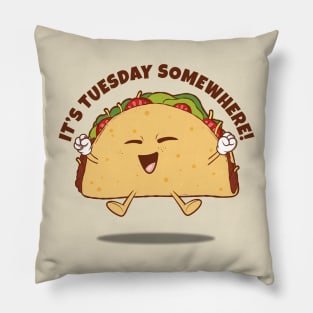 Taco Tuesday - we love Tacos! (on light colors) Pillow