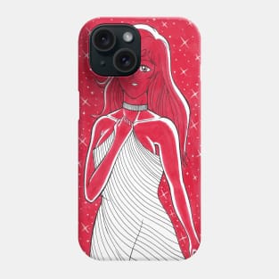 Red Sun Girl Phone Case