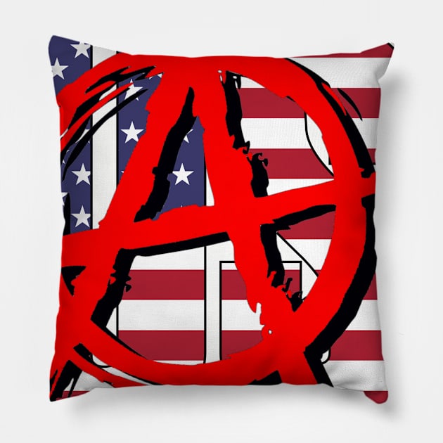 US Anarchy Pillow by Taylor'd Designs