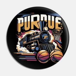 PURDUE Basketball Tribute - Basketball Purdure University Design Purdue Tribute - Basket Ball  Player Pin