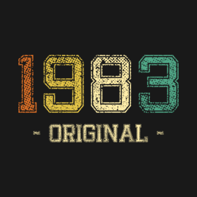 1983 shirt vintage 1983 born in 1983 1983 TShirt TeePublic