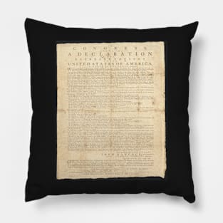 United States Declaration 1776 Pillow