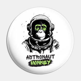 Astronaut monkey Pin