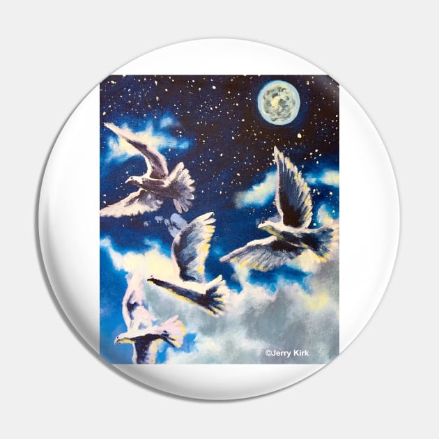 'For the Moon, A Ballet' Pin by jerrykirk