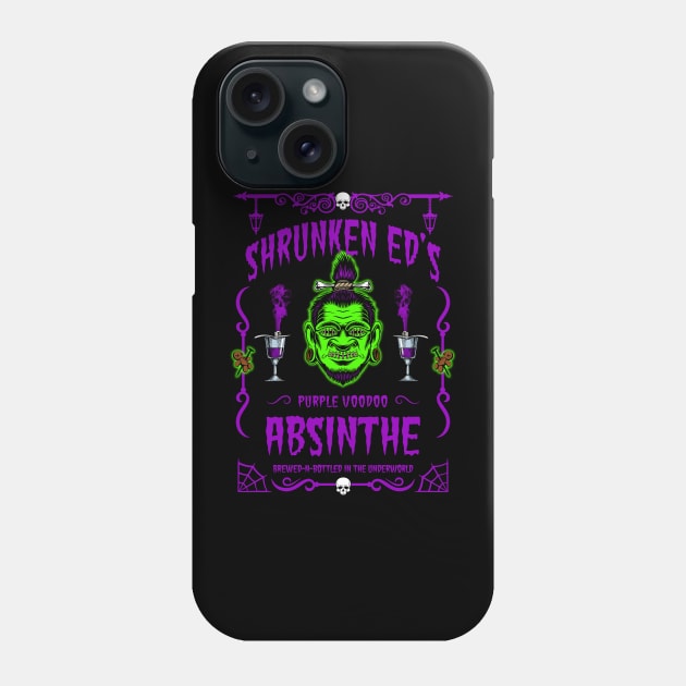 ABSINTHE MONSTERS (SHRUNKEN ED) Phone Case by GardenOfNightmares