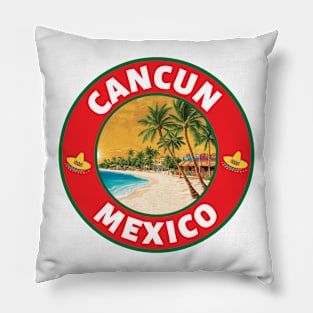 Cancun Mexico Pillow