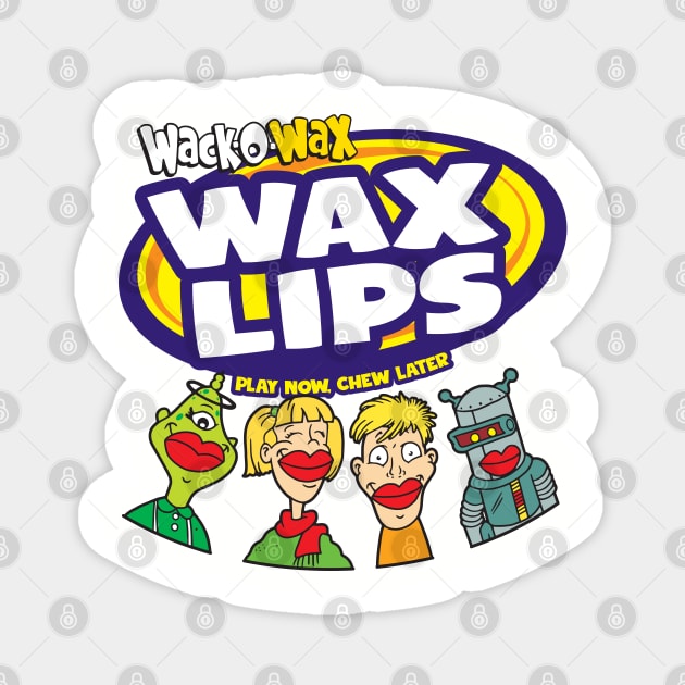 Wacko Wax - Wax Lips Magnet by Chewbaccadoll