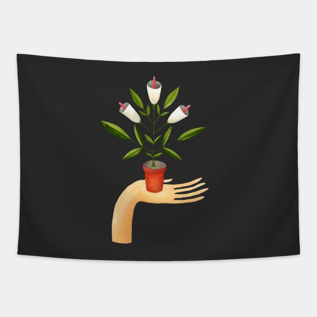 House plants make the best gifts Tapestry by zsalto