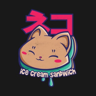 Cat Ice cream sandwich T-Shirt