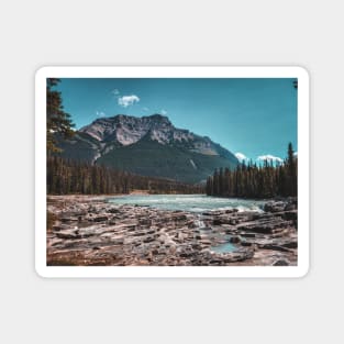 Jasper National Park Mountain Landscape Photo V3 Magnet