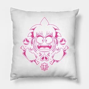 Pink Hair Child Pillow