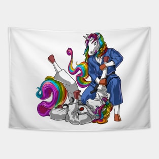 Jiu-Jitsu Unicorns Tapestry