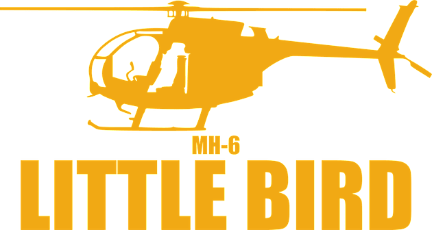 MH-6 Little Bird Kids T-Shirt by TCP