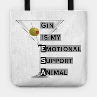 Emotional Support Animal-Gin Tote