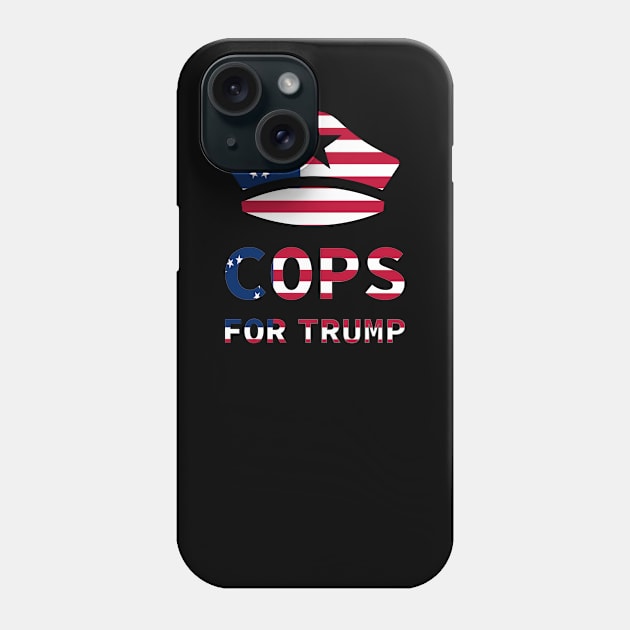 Cops for Trump Minneapolis Police Union Uniform Ban Response T-Shirt Phone Case by Attia17