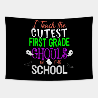 Halloween Teacher Costume Tshirt Pumpkin School Outfit Tapestry