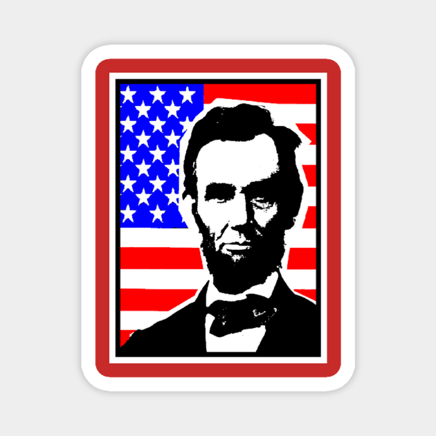 ABRAHAM LINCOLN-UNION Magnet by impacteesstreetwear