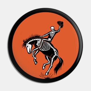 Skeleton cowboy Pin