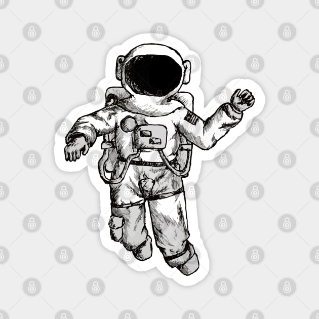 Astronaut Magnet by LiciaMarie