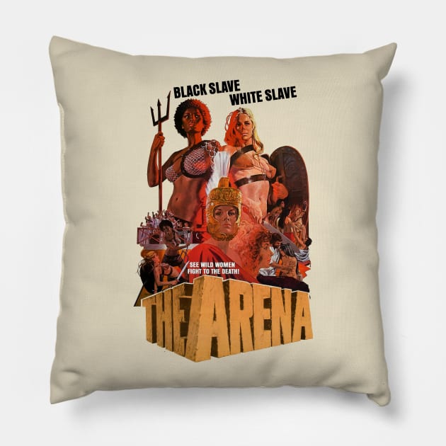 Gal Gladiators Pillow by TheUnseenPeril