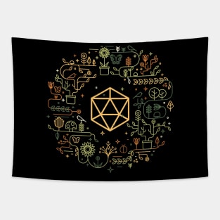 Druid's Polyhedral D20 Dice Set Tabletop Roleplaying RPG Gaming Addict Tapestry