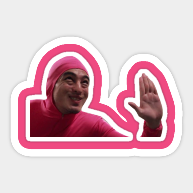 Pink Guy - Youtuber - Sticker