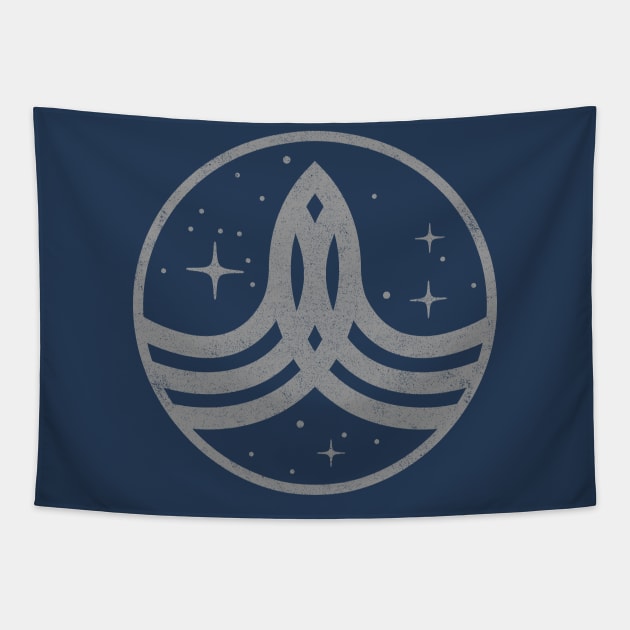 Orville Crest Tapestry by huckblade