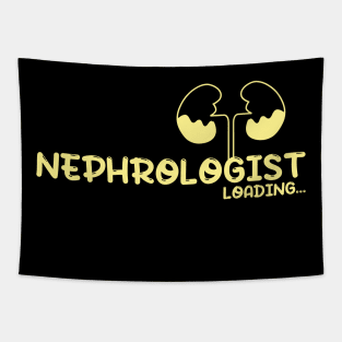 Future Nephrologist, doctor, kidneys - yellow Tapestry