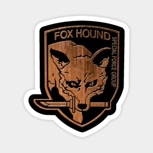 Fox Hound Special Forces Group Logo Metal Gear Solid Magnet